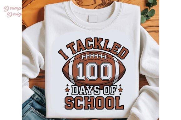 100 Days of School Football PNG Clipart: A Versatile Asset for Modern Creators