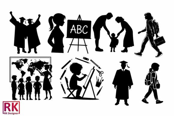 Elevating Educational Creativity with the School Silhouette SVG Bundle