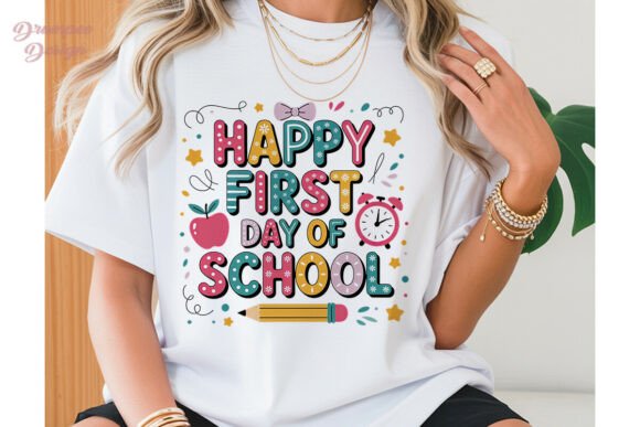 Happy First Day of School PNG Clipart