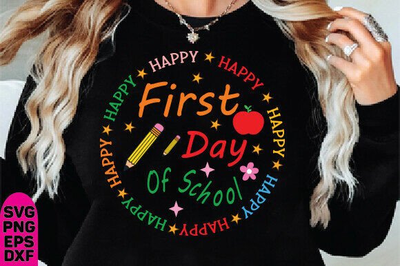 Happy First Day of School SVG, Back to and Welcome To My New Design