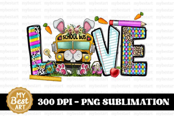Love Easter School Bus PNG: The Ultimate Design Asset for Creators and Small Business Owners