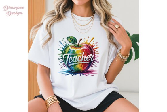 Rainbow Apple Teacher PNG Clipart: Unlocking Creativity for Educators and Entrepreneurs