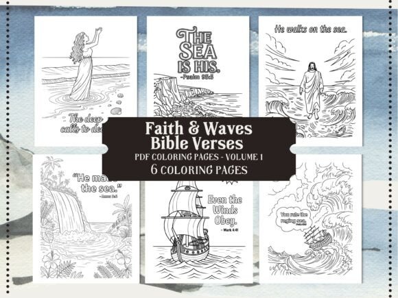 Reimagining Spiritual Engagement Through Faith Waves Ocean Theme Coloring Pages