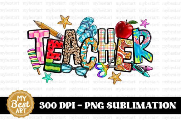 Summer Teacher PNG: A Practical Resource for Sublimation and Design