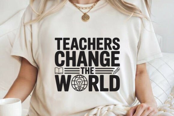 Teachers Change the World Retro Teacher Designs